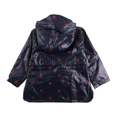 Jaqueta Infantil Tip Top Microfibra Impermeável Estampa Poá Jaqueta Infantil Tip Top Microfibra Impermeável Estampa Poá